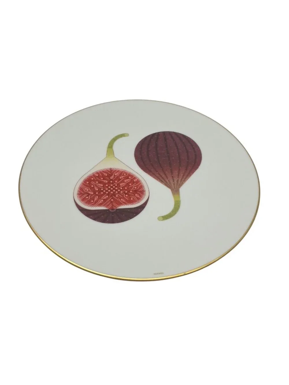 HERMES KAORUMI PORCELAIN FRUIT PLATES SET OF 6 BNIB